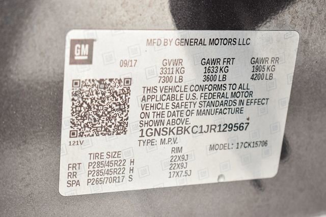 Used 2018 Chevrolet Tahoe LT w/ Luxury Package AWD/4WD image 37