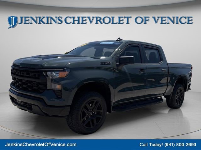 Certified 2025 Chevrolet Silverado 1500 Custom Trail Boss w/ Dark Appearance Package AWD/4WD image 10