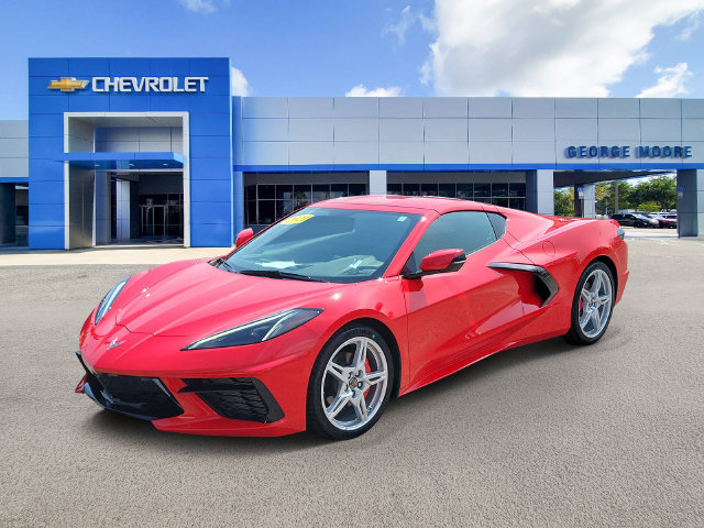Certified 2021 Chevrolet Corvette Stingray Coupe w/ Chrome Exterior Badge Package RWD image 2