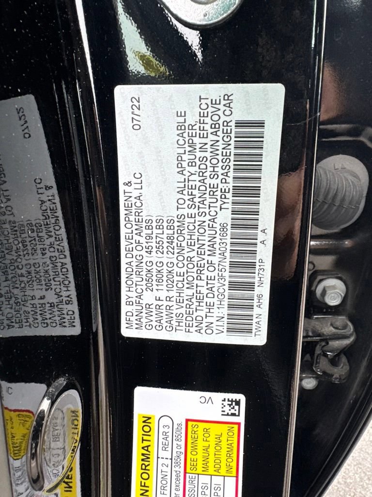 Certified 2022 Honda Accord EX-L image 26