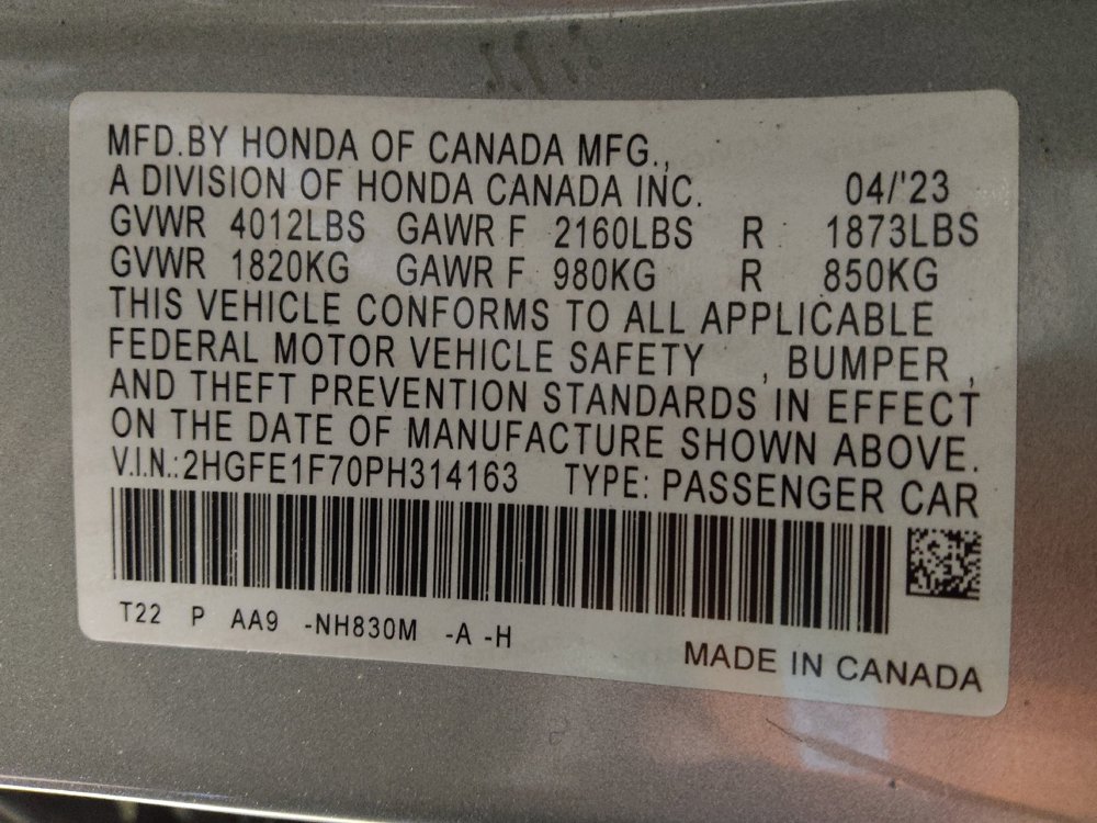 Used 2023 Honda Civic EX image 33