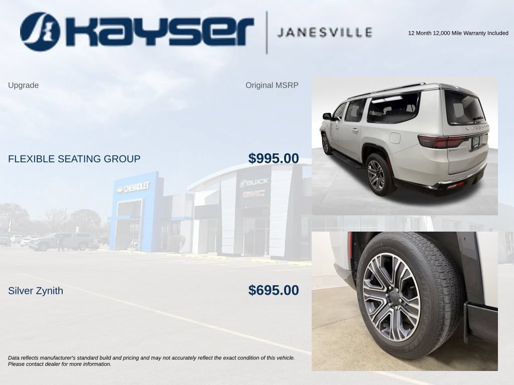 Used 2024 Jeep Wagoneer L Series II w/ Flexible Seating Group AWD/4WD image 2