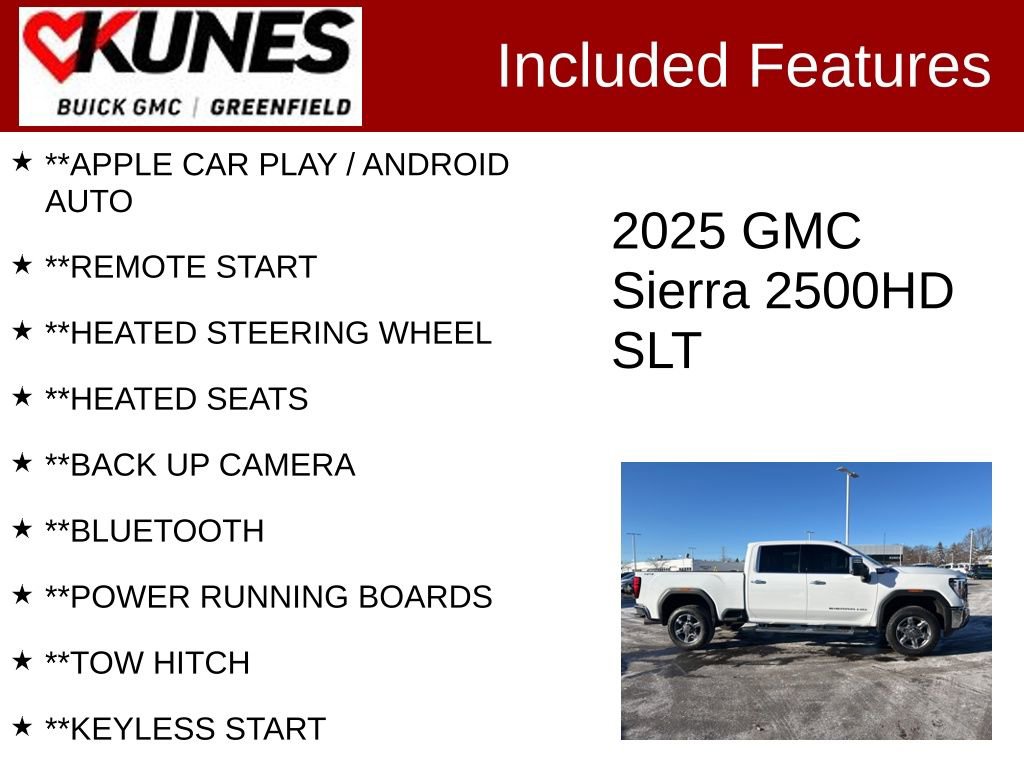 Used 2025 GMC Sierra 2500 SLT w/ SLT Premium Package image 2