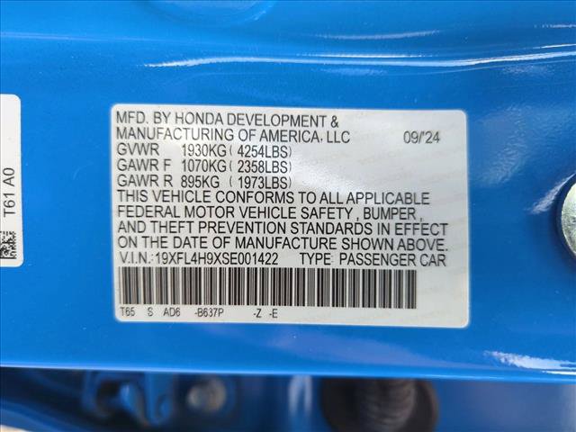 Certified 2025 Honda Civic Sport Touring image 15