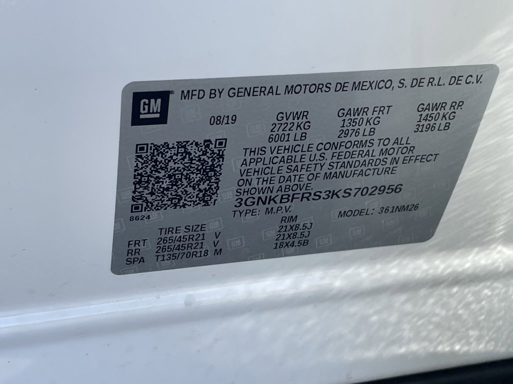 Used 2019 Chevrolet Blazer Premier w/ Sun and Wheels Package image 34