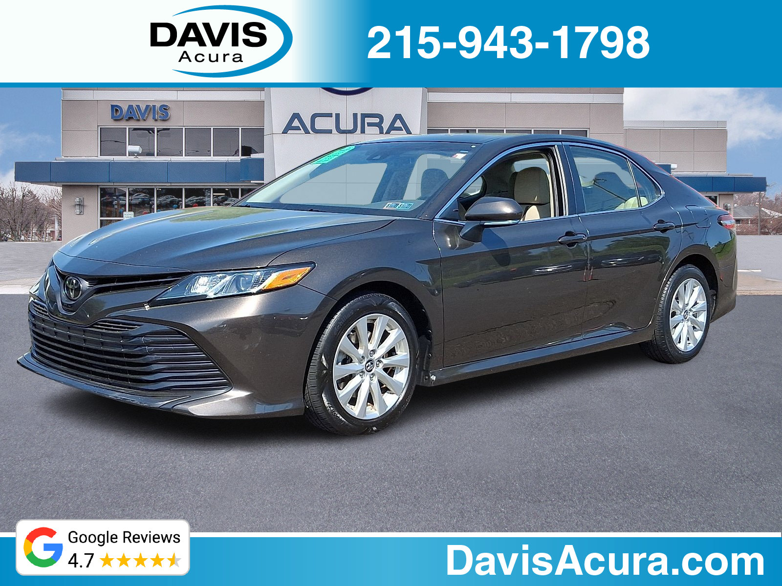 Used 2018 Toyota Camry LE w/ Convenience Package FWD image 1