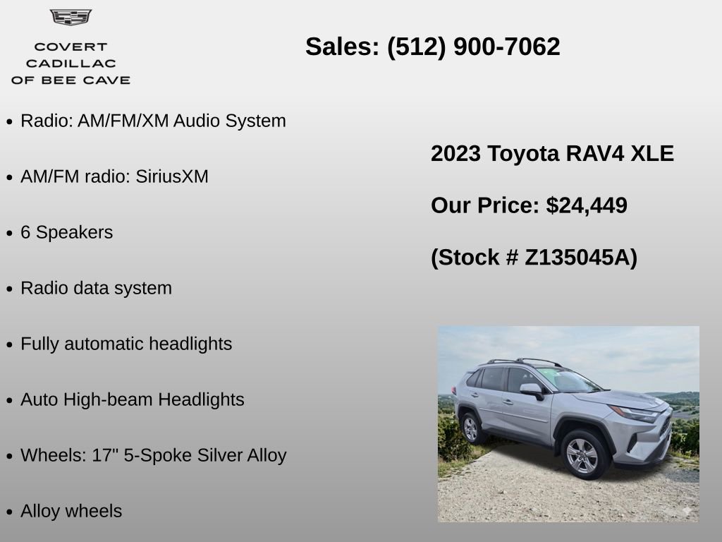 Used 2023 Toyota RAV4 XLE w/ Convenience Package image 6