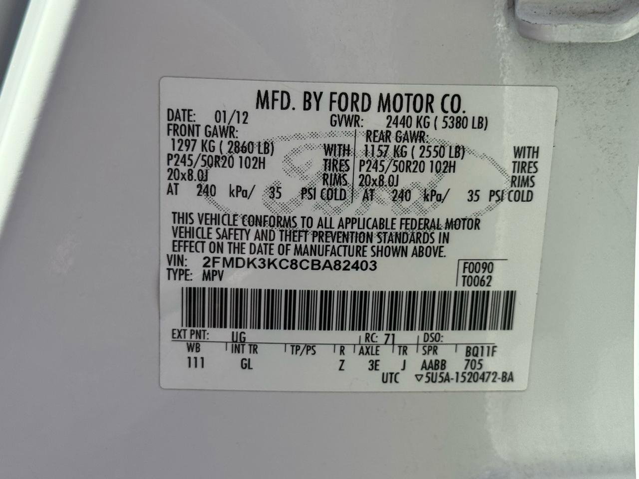 Used 2012 Ford Edge Limited FWD image 25