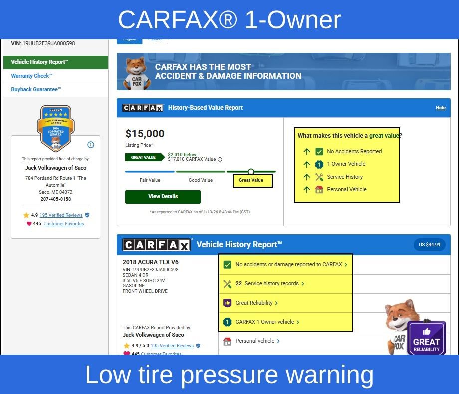 Used 2018 Acura TLX V6 image 9