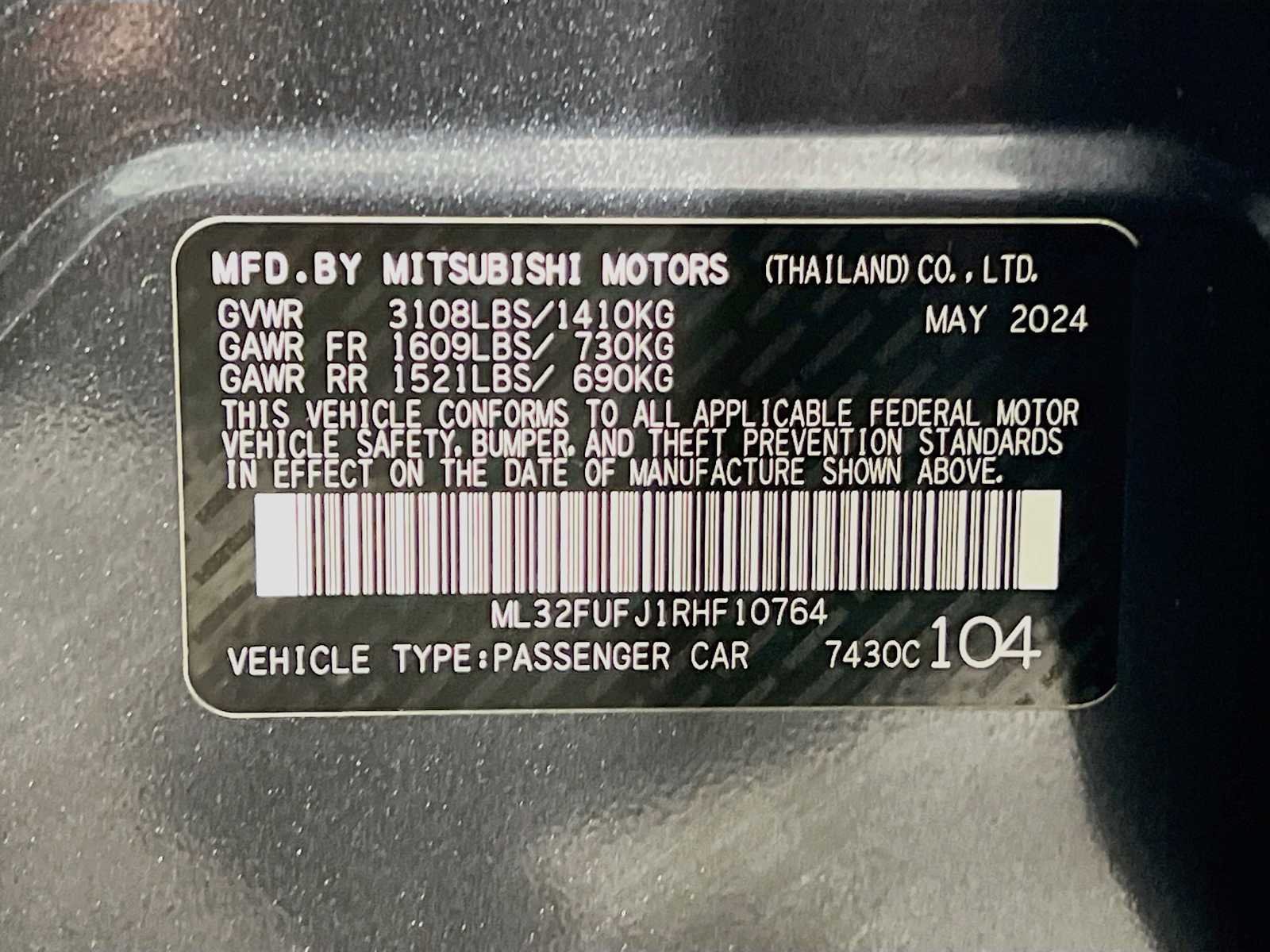 Used 2024 Mitsubishi Mirage G4 Black Edition FWD image 30