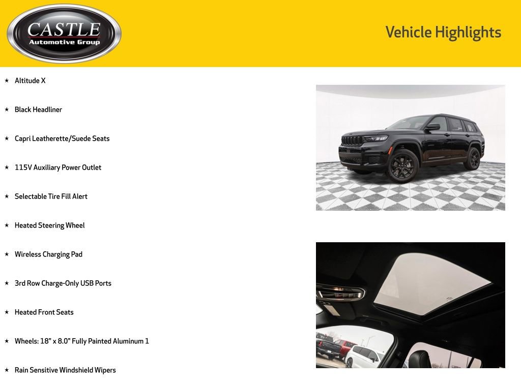 New 2025 Jeep Grand Cherokee L Altitude image 7