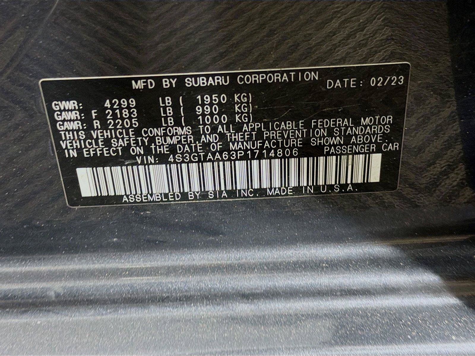 Used 2023 Subaru Impreza 2.0i AWD/4WD image 36