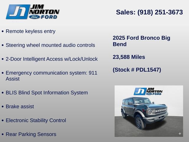 Used 2025 Ford Bronco Big Bend image 15