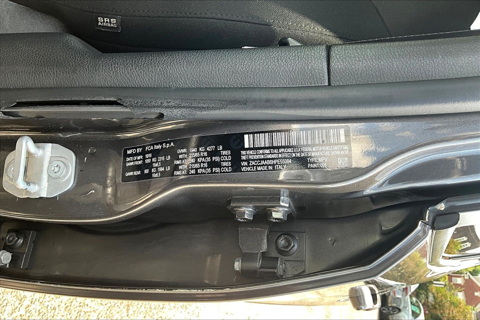 Used 2017 Jeep Renegade Sport w/ Power & Air Group FWD image 33