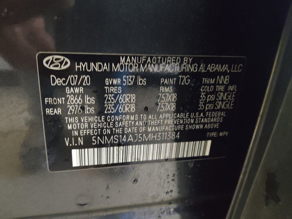 Used 2021 Hyundai Santa Fe SE w/ Cargo Package FWD image 33