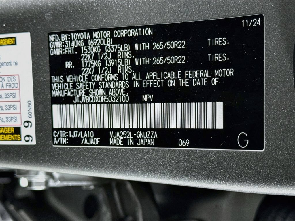 Used 2024 Lexus GX 550 w/ Accessory Package (Z1) AWD/4WD image 34