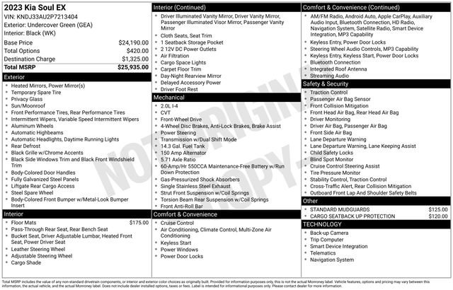 Certified 2023 Kia Soul EX FWD image 34
