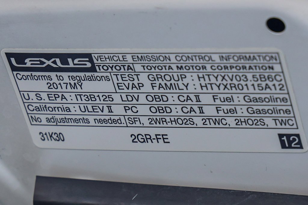 Used 2017 Lexus ES 350 w/ Navigation System Package FWD image 34