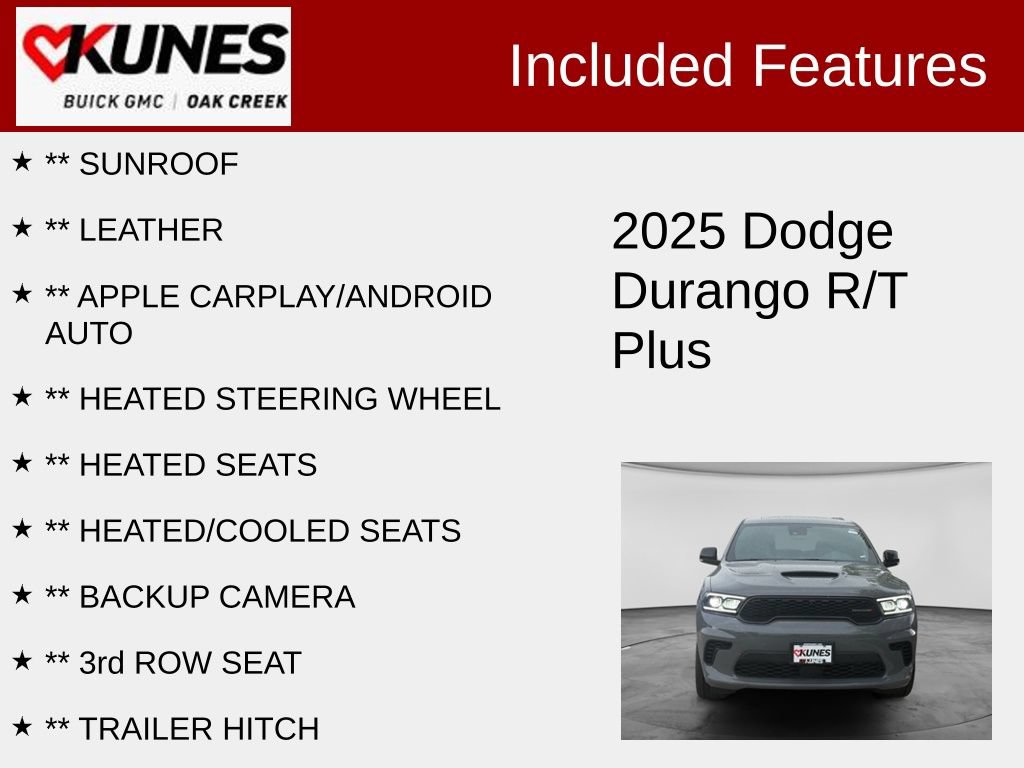 Used 2025 Dodge Durango R/T AWD/4WD image 2