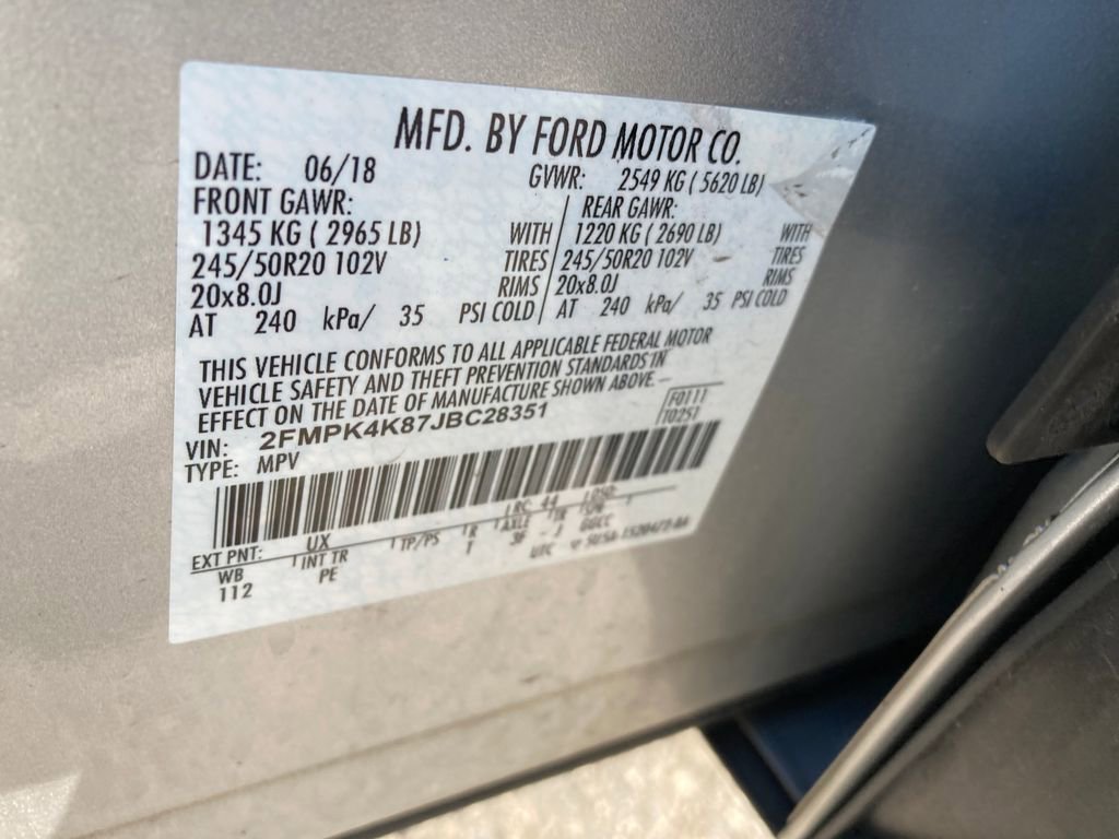 Used 2018 Ford Edge Titanium w/ Equipment Group 301A image 34