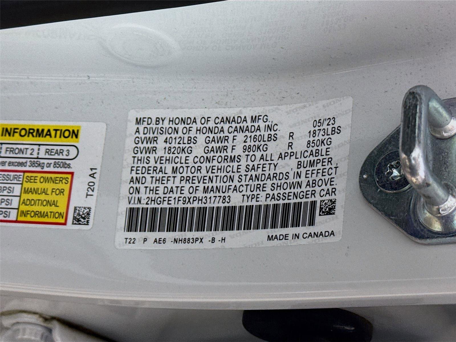 Used 2023 Honda Civic Touring image 24