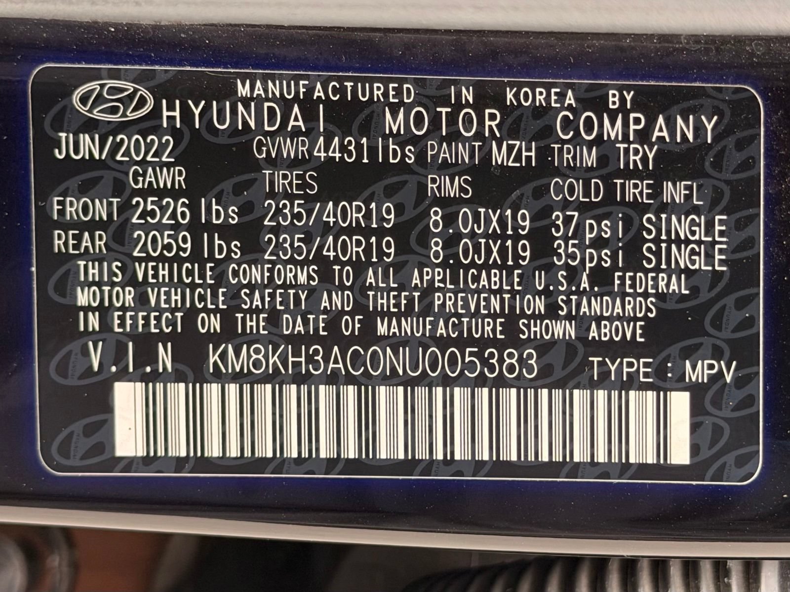 Used 2022 Hyundai Kona N w/ Cargo Package FWD image 58