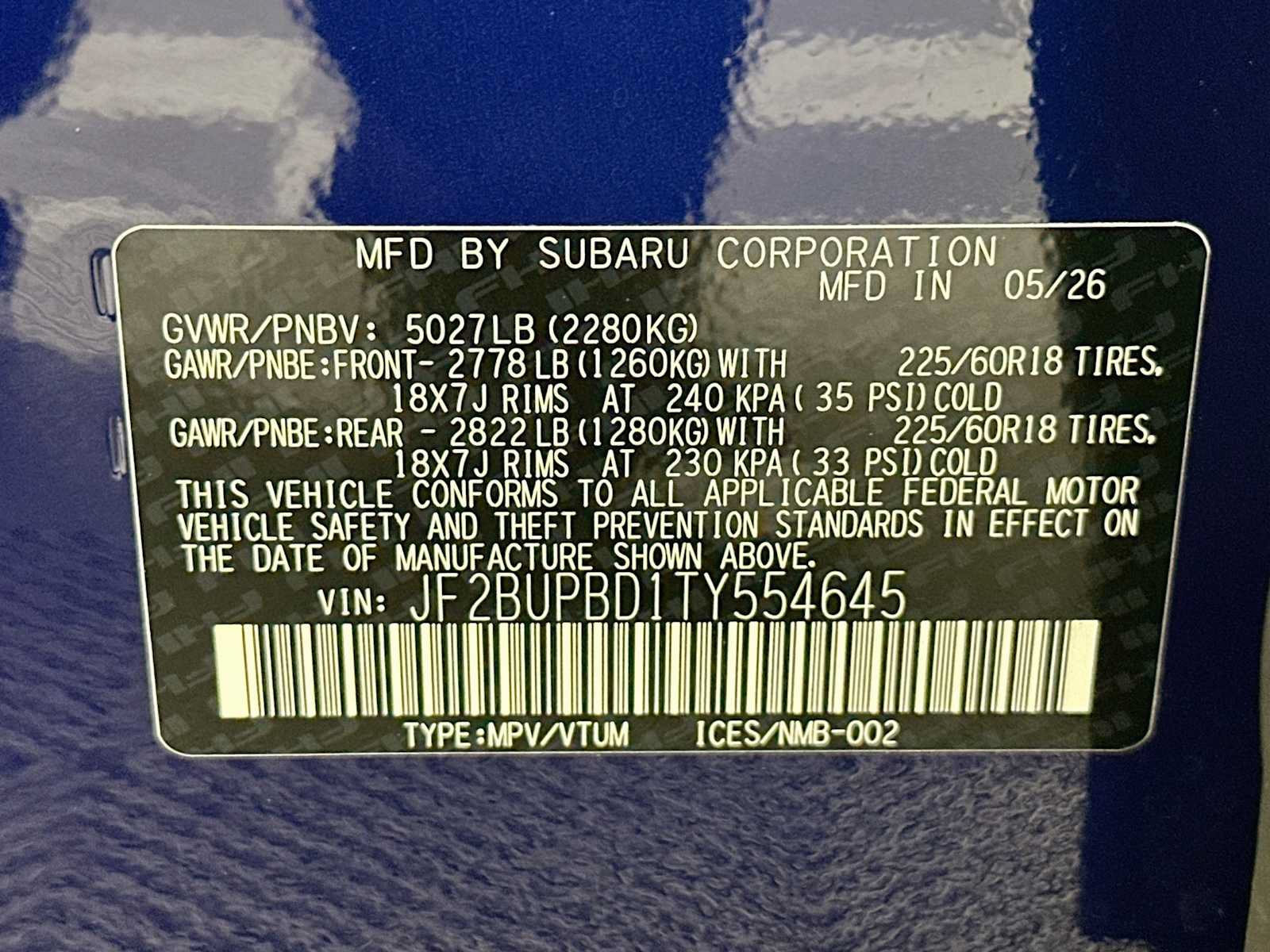 New 2026 Subaru Outback Premium AWD/4WD image 31