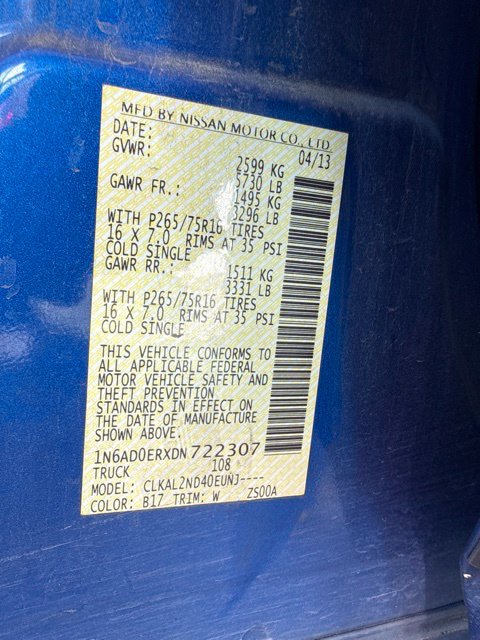 Used 2013 Nissan Frontier Desert Runner RWD image 5