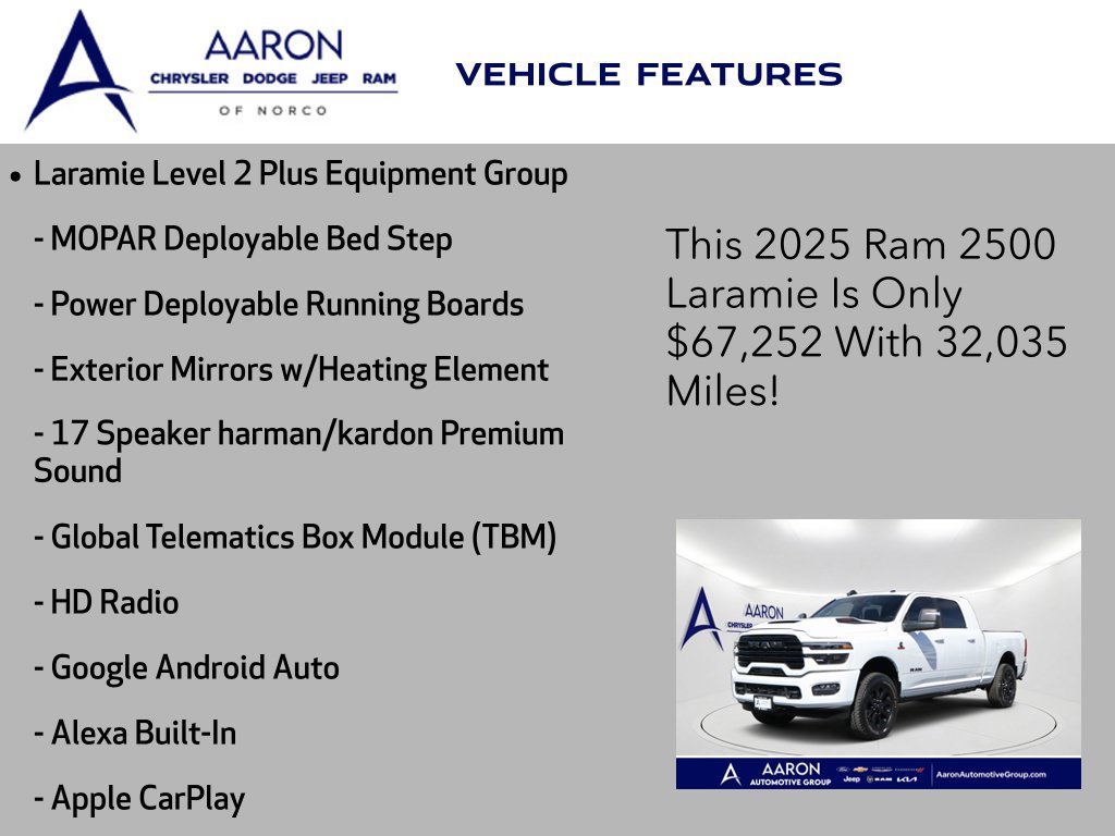 Used 2025 RAM 2500 Laramie AWD/4WD image 19