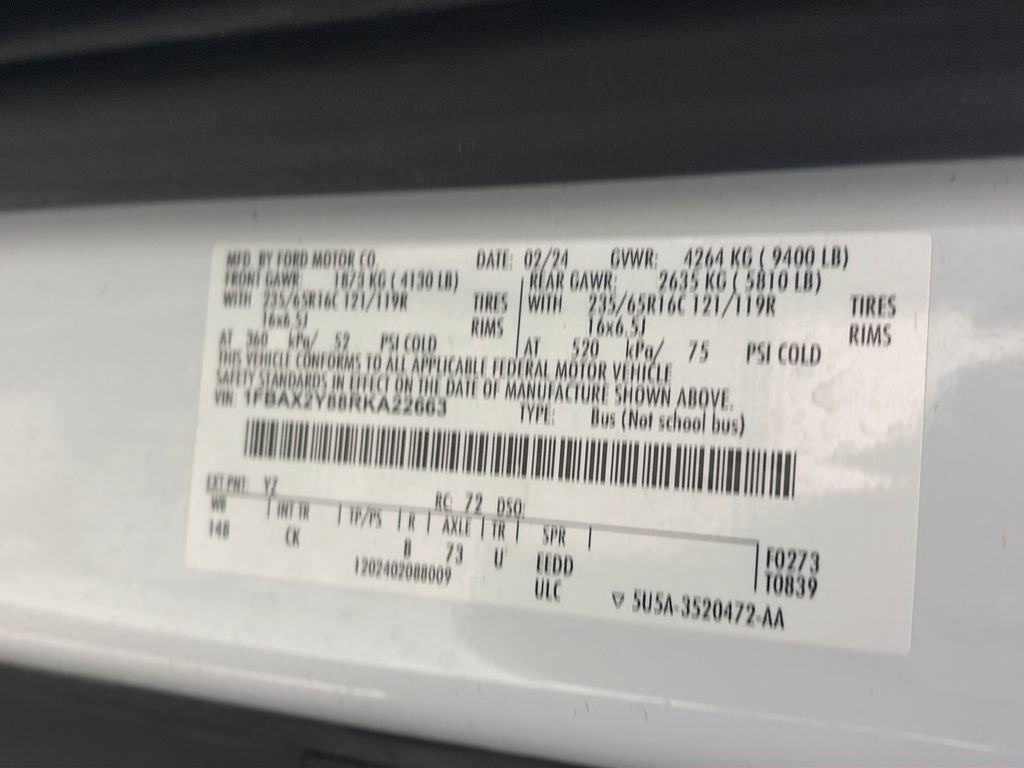 Used 2024 Ford Transit 350 XLT image 9