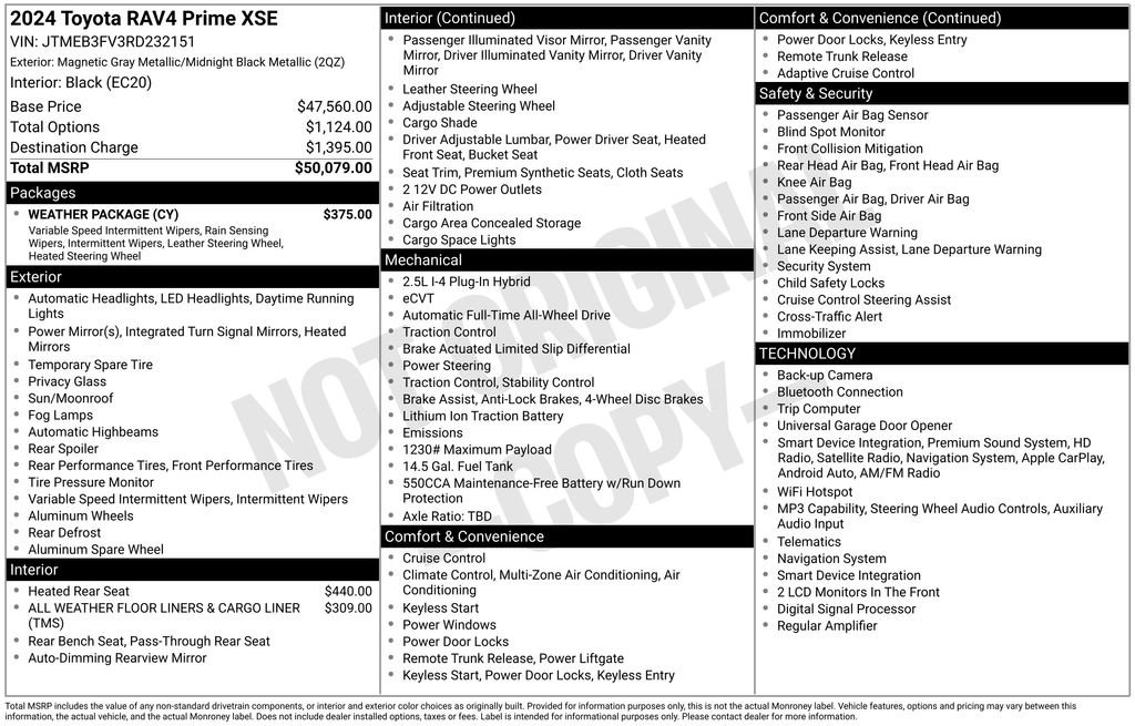 Used 2024 Toyota RAV4 XSE w/ Weather Package AWD/4WD image 38