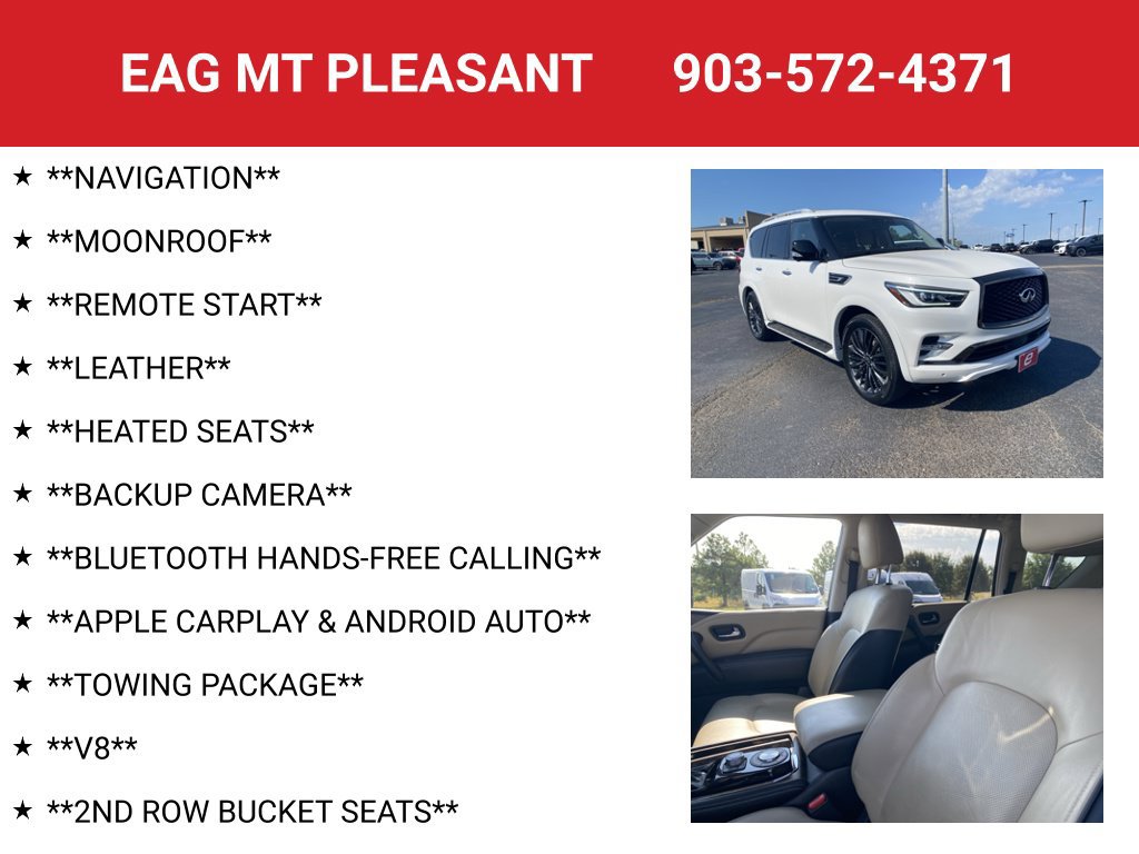Used 2021 INFINITI QX80 Premium Select w/ Cargo Package RWD image 4
