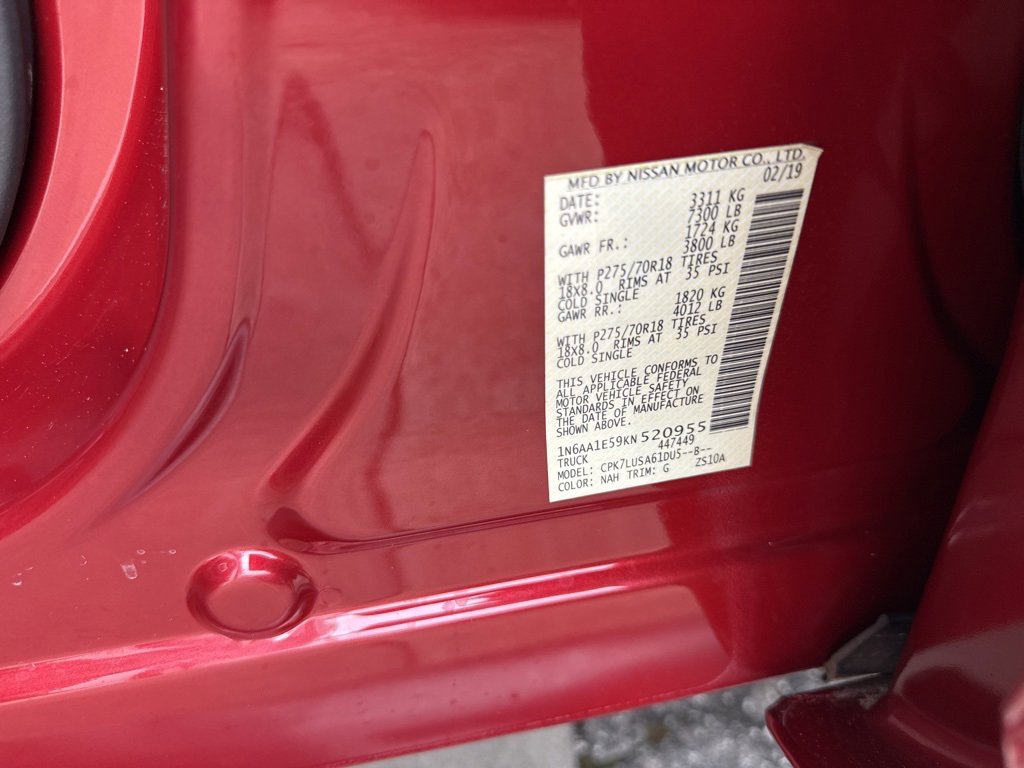 Used 2019 Nissan Titan PRO-4X image 43