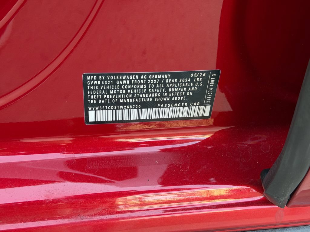 New 2026 Volkswagen GTI SE FWD image 30