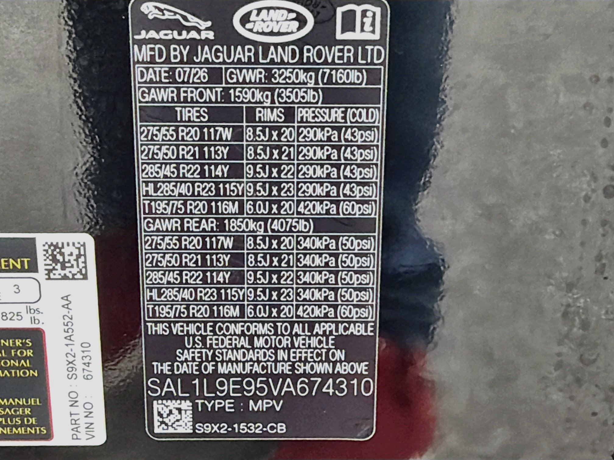 New 2027 Land Rover Range Rover Sport Dynamic SE AWD/4WD image 44