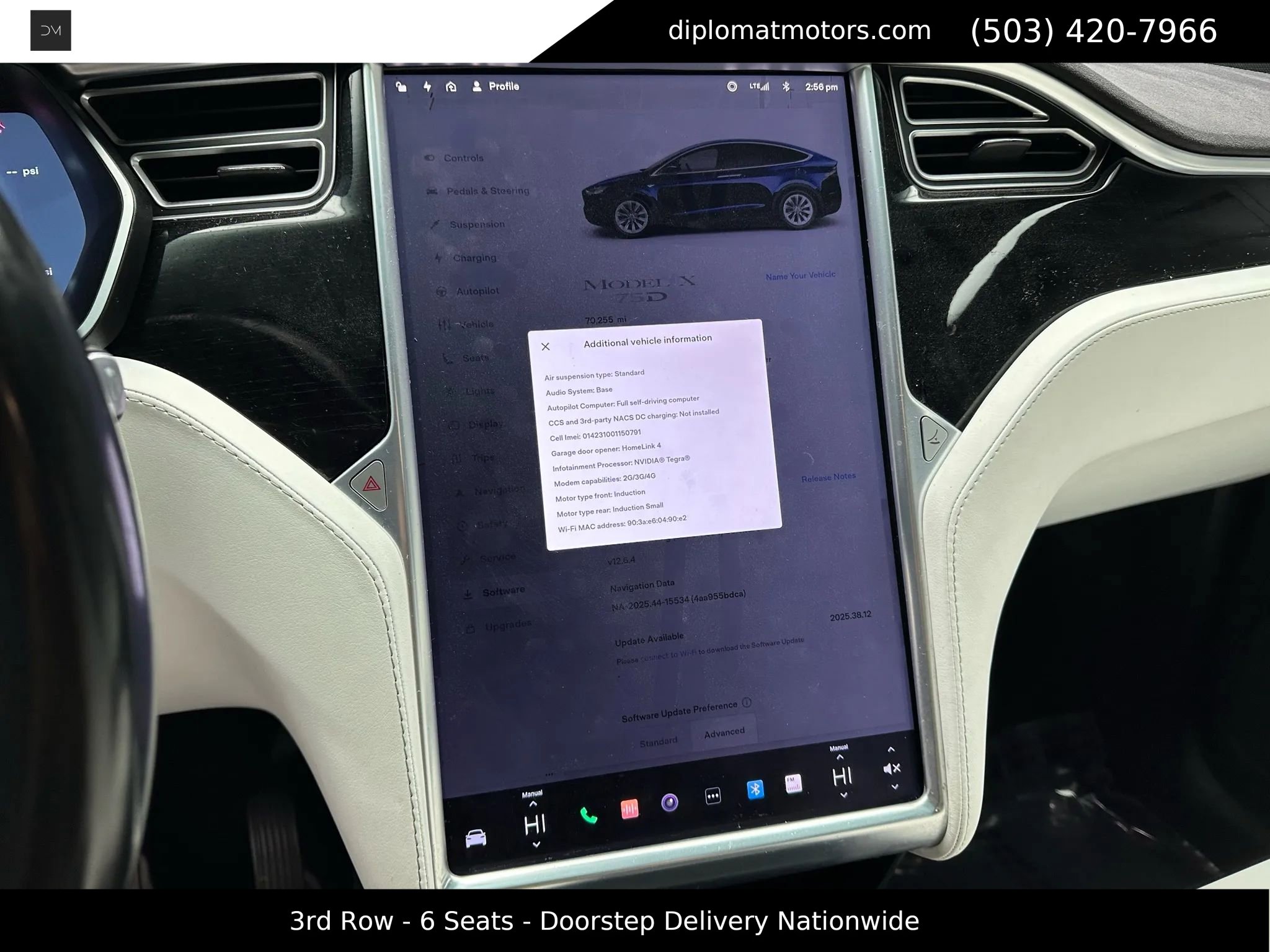 Used 2017 Tesla Model X 75D image 37