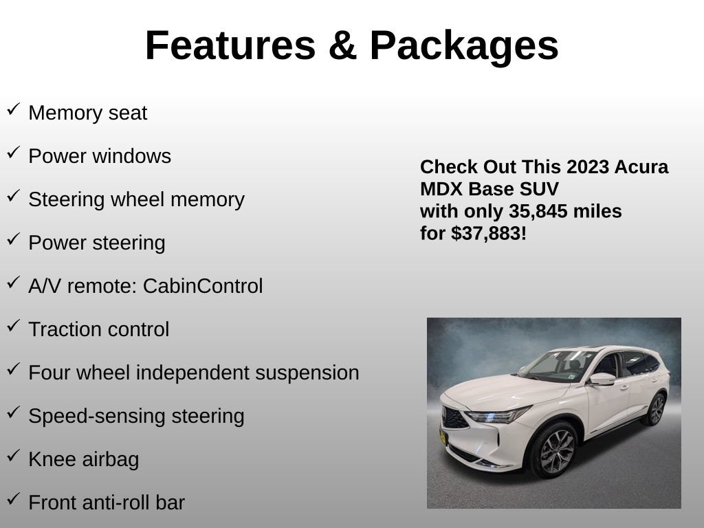 Used 2023 Acura MDX w/ Technology Package AWD/4WD image 16