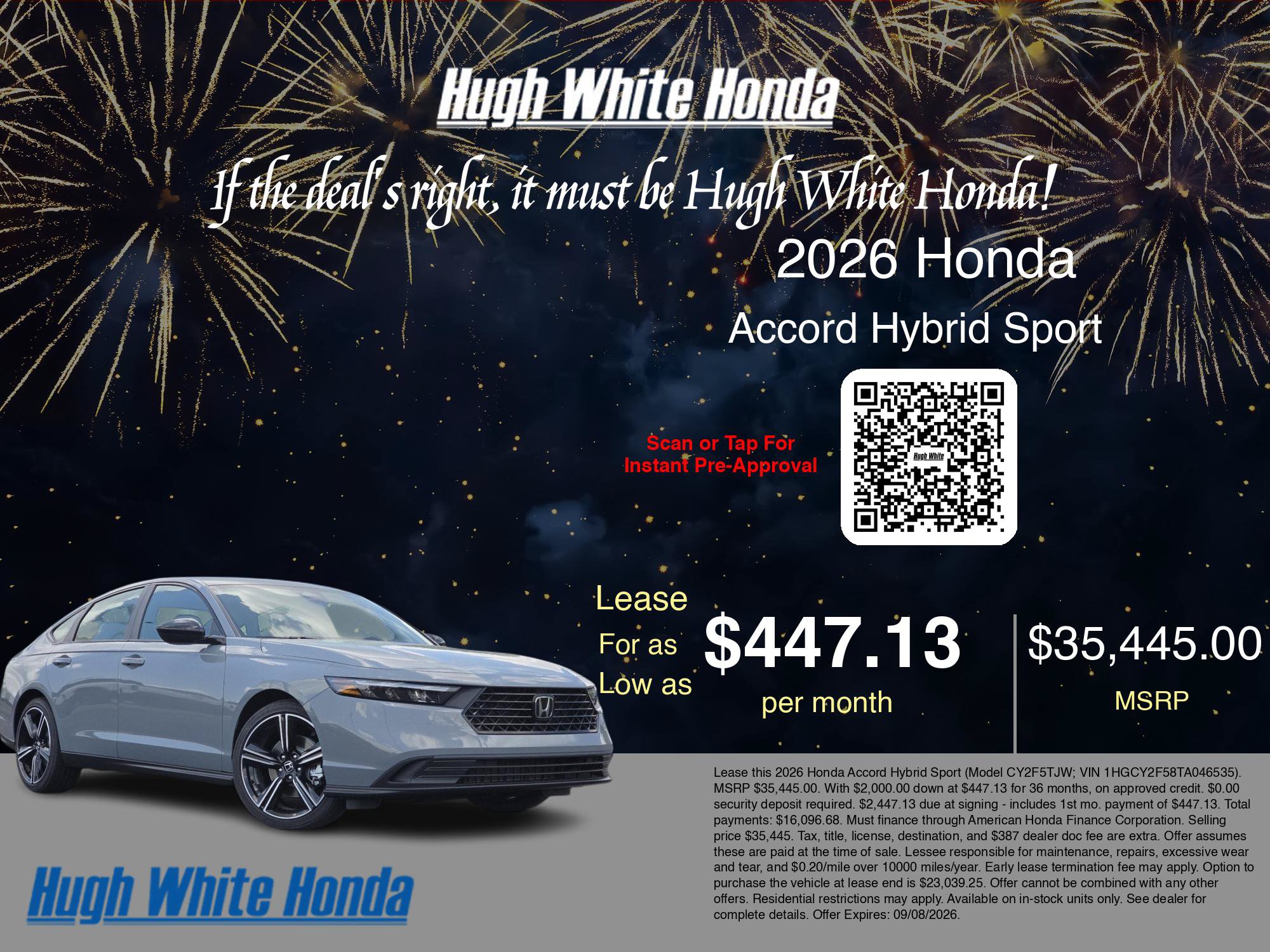New 2026 Honda Accord Sport image 3