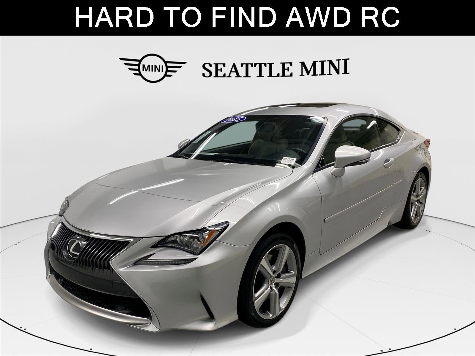 Used 2015 Lexus RC 350 AWD w/ Navigation System Package