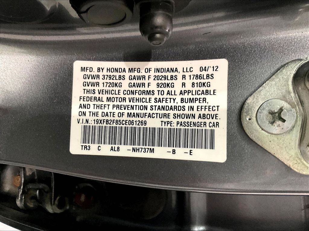 Used 2012 Honda Civic EX image 32