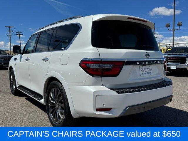 Used 2022 Nissan Armada Platinum w/ Captain's Chairs Package image 3