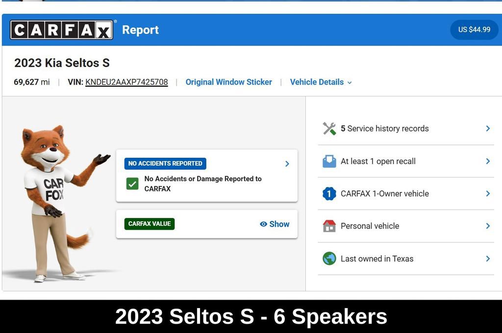 Used 2023 Kia Seltos S FWD image 9