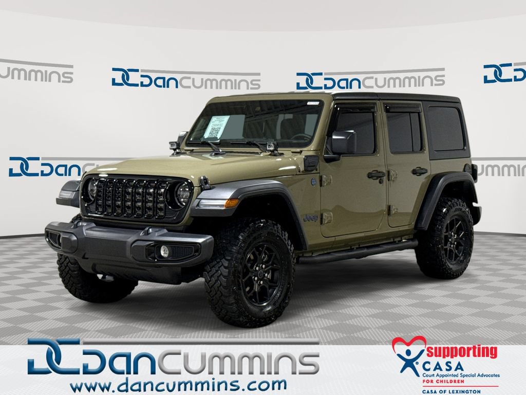 Used 2025 Jeep Wrangler Unlimited Sport S 4xe AWD/4WD image 1
