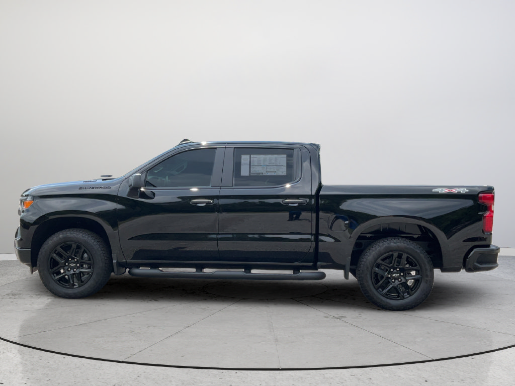 New 2026 Chevrolet Silverado 1500 Custom w/ Turbomax Blackout Package AWD/4WD image 2