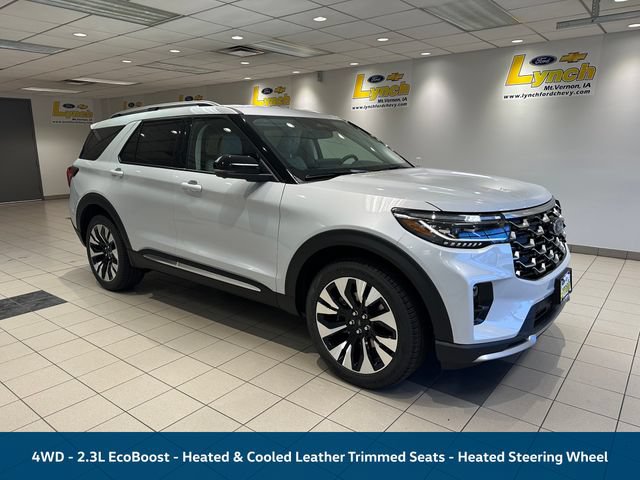 New 2026 Ford Explorer Platinum w/ LUX Leather Package AWD/4WD 360° Tour