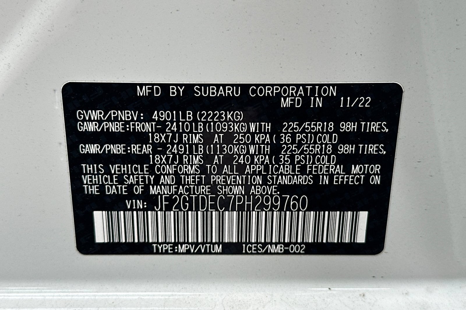 Used 2023 Subaru Crosstrek Hybrid AWD/4WD image 37