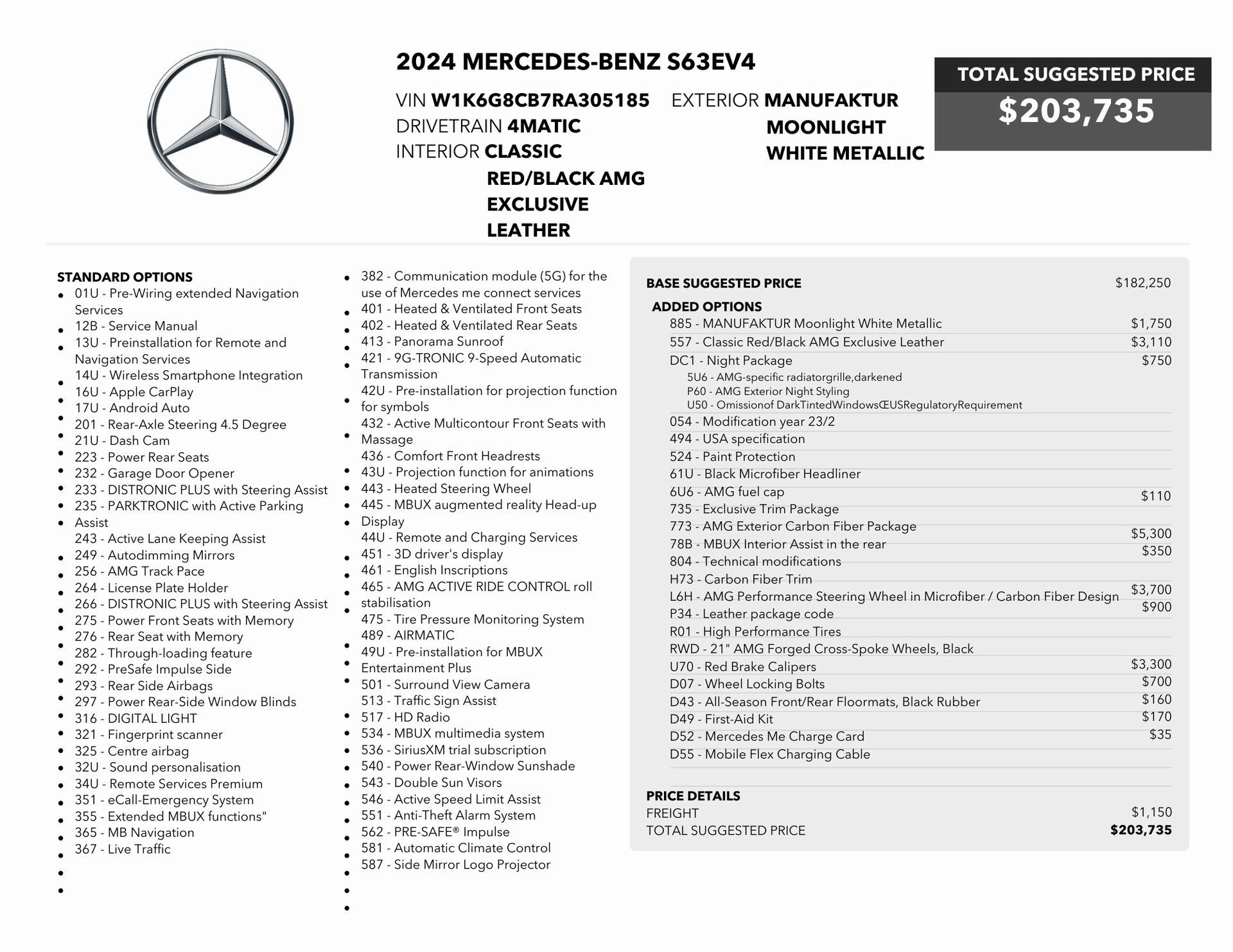 Used 2024 Mercedes-Benz S 63 AMG S image 93