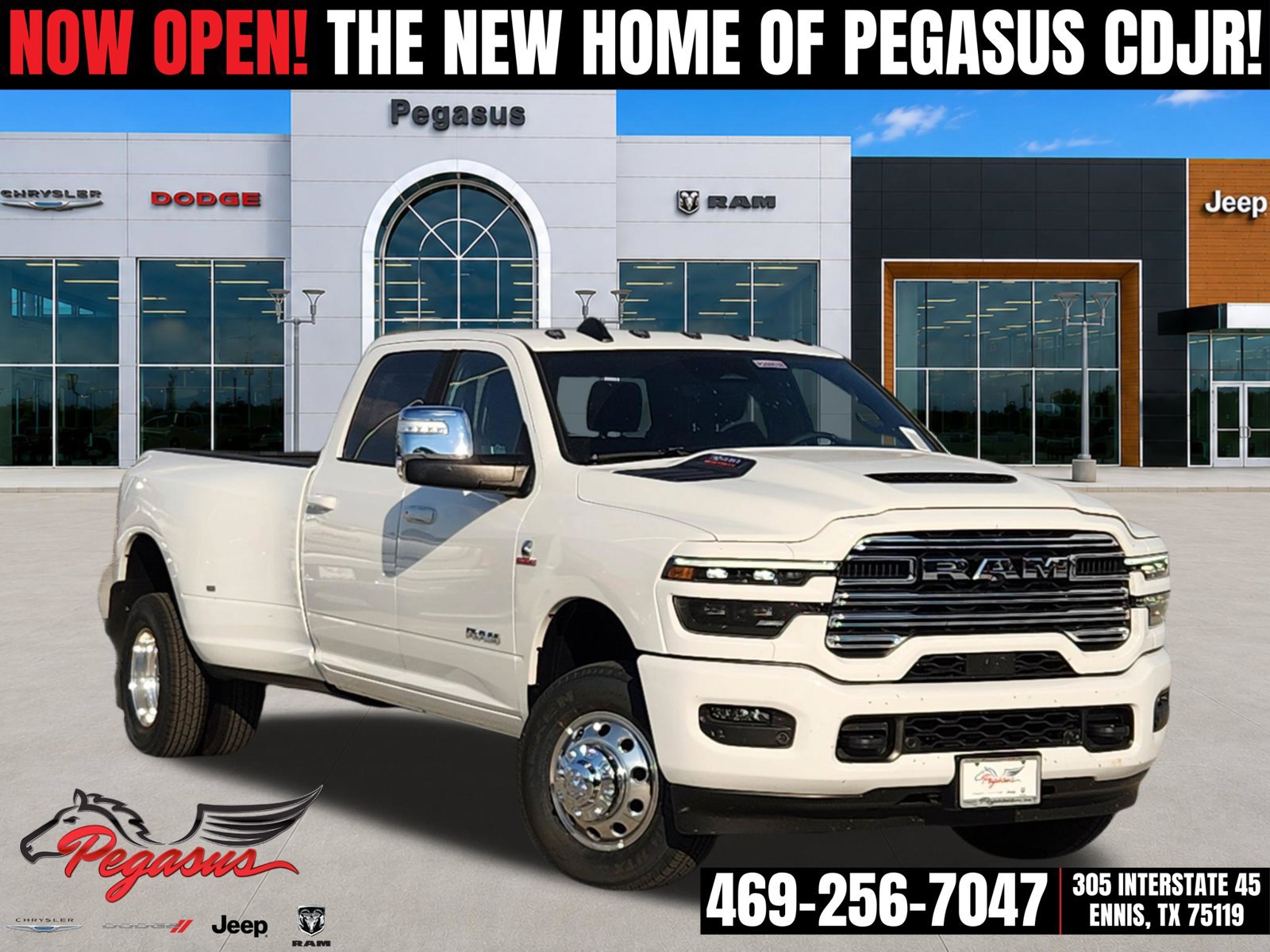 New 2026 RAM 3500 Laramie w/ Sport Appearance Package AWD/4WD 360° Tour
