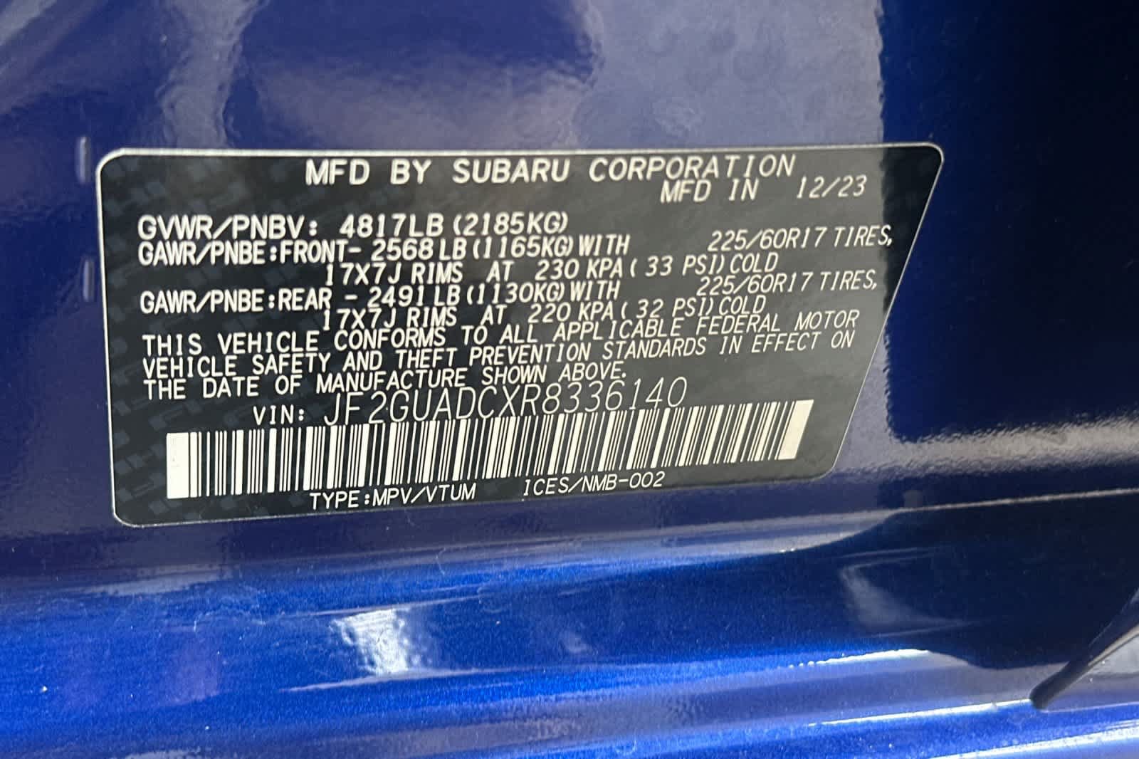 Used 2024 Subaru Crosstrek 2.0i Premium w/ Crosstrek Mirror Package AWD/4WD image 27