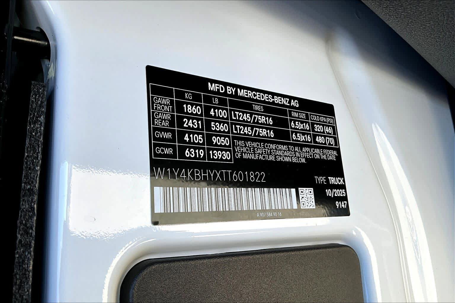 New 2026 Mercedes-Benz Sprinter 2500 image 12